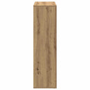 bogreol/rumdeler 102x29x103,5 cm konstrueret træ kunsteg