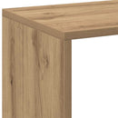 bogreol/rumdeler 102x29x103,5 cm konstrueret træ kunsteg