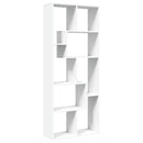 bogreol/rumdeler 67x25x161,5 cm konstrueret træ hvid