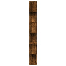 bogreol/rumdeler 70x24x193 cm 6 niveauer konstrueret træ