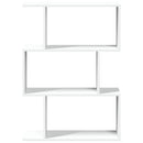 rumdelerreol 3-lags hvid 70x24x97 cm konstrueret træ