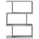 bogreol/rumdeler 70x24x97 cm 3 niveauer konstrueret træ