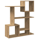 bogreol/rumdeler 92x29x112 cm konstrueret træ kunsteg
