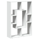 bogreol hvid 63x20x90 cm konstrueret træ
