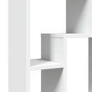 bogreol hvid 63x20x90 cm konstrueret træ