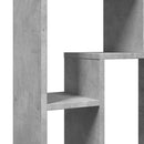 bogreol 63x20x90 cm konstrueret træ betongrå