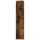 bogreol 63x20x90 cm konstrueret træ røget egetræsfarve