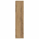 bogreol 63x20x90 cm konstrueret træ egetræsfarve