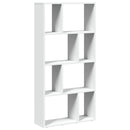 bogreol hvid 60x20x120,5 cm konstrueret træ