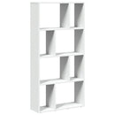bogreol hvid 60x20x120,5 cm konstrueret træ