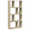 bogreol 60x20x120,5 cm konstrueret træ sonoma-eg