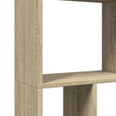 bogreol 60x20x120,5 cm konstrueret træ sonoma-eg