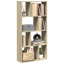 bogreol 60x20x120,5 cm konstrueret træ sonoma-eg