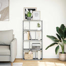 bogreol 60x20x120,5 cm konstrueret træ betongrå