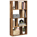 bogreol 60x20x120,5 cm konstrueret træ antikt træ