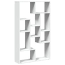 bogreol 72x20x120,5 cm konstrueret træ hvid