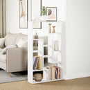 bogreol 72x20x120,5 cm konstrueret træ hvid