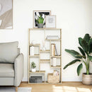 bogreol 72x20x120,5 cm konstrueret træ sonoma-eg