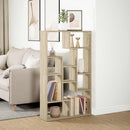 bogreol 72x20x120,5 cm konstrueret træ sonoma-eg