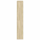 bogreol 72x20x120,5 cm konstrueret træ sonoma-eg
