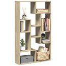 bogreol 72x20x120,5 cm konstrueret træ sonoma-eg