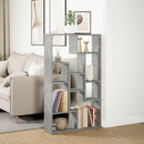 bogreol 72x20x120,5 cm konstrueret træ betongrå