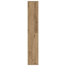 bogreol 72x20x120,5 cm konstrueret træ kunsteg