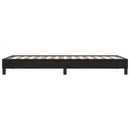 sengeramme uden madras 80x220 cm fløjl sort