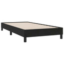 sengeramme uden madras 80x220 cm fløjl sort