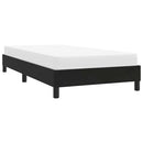 sengeramme uden madras 90x220 cm fløjl sort