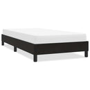 sengeramme uden madras 90x220 cm fløjl sort