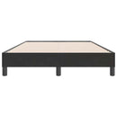sengeramme uden madras 120x220 cm fløjl sort