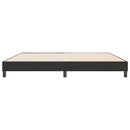 sengeramme uden madras 180x220 cm fløjl sort