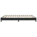 sengeramme uden madras 180x220 cm fløjl sort