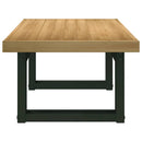 sofabord NOAIN U-formede ben 120x60x40 cm massivt træ fyrretræ