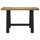 skrivebord NOAIN A-formede ben 120x50x75cm massivt træ fyrretræ