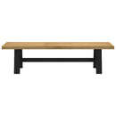 spisebænk NOAIN A-formede ben 180x40x45 cm massivt træ fyrretræ