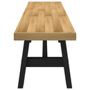 spisebænk NOAIN A-formede ben 180x40x45 cm massivt træ fyrretræ