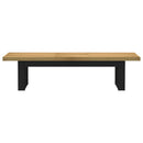 spisebænk NOAIN U-formede ben 180x40x45 cm massivt træ fyrretræ