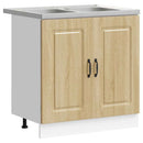 Køkkenskab Kalmar Sonoma eg 80 x 46 x 81,5 cm Konstrueret træ