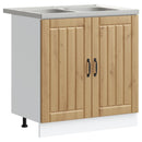 Vaskeskabsbase Lucca 2 stk. Artisan Egetræ Konstrueret træ
