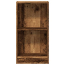 bogreol 40x24x76 cm konstrueret træ antikt træ