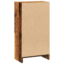 bogreol 40x24x76 cm konstrueret træ antikt træ