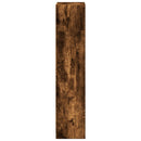 bogreol 40x24x109 cm konstrueret træ røget egetræsfarve