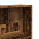 bogreol 40x24x143 cm konstrueret træ antikt træ