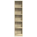 bogreol 40x24x176 cm konstrueret træ sonoma-eg