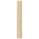bogreol 40x24x176 cm konstrueret træ sonoma-eg