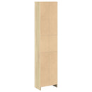bogreol 40x24x176 cm konstrueret træ sonoma-eg
