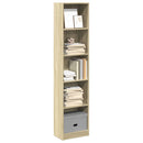 bogreol 40x24x176 cm konstrueret træ sonoma-eg