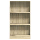 bogreol 60x24x109 cm konstrueret træ sonoma-eg